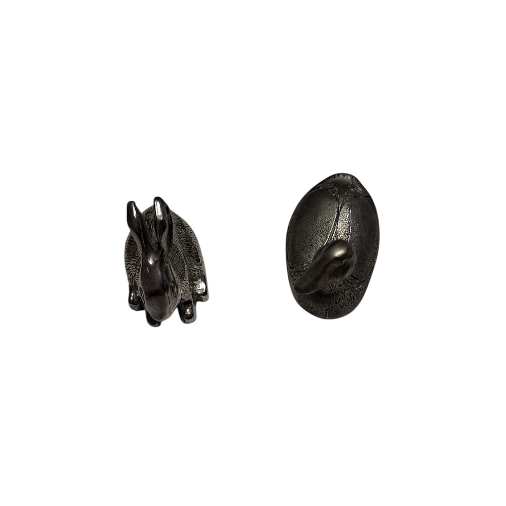 Pewter Rabbit And Duck - Picture 3 of 8